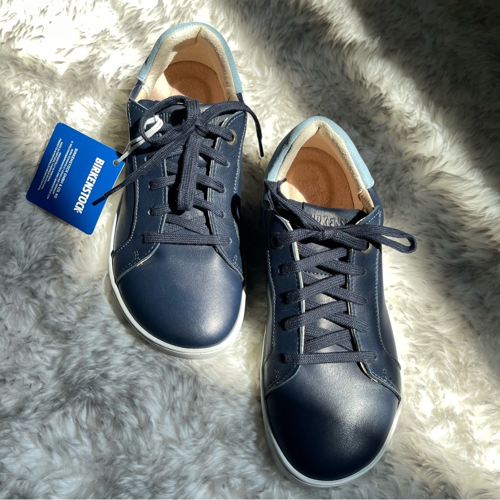 Birkenstock Porto Kids Blue Leather size 34